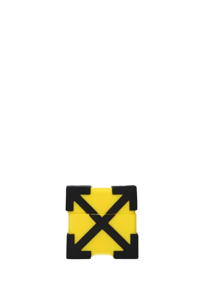 商品Off-White|Gift ideas airpods pro case Silicone Yellow Black,价格¥530,第1张图片