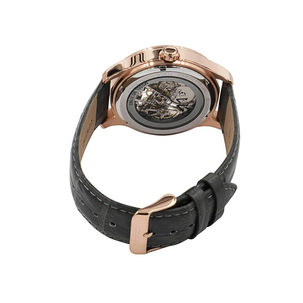 商品Invicta|Invicta Men's Mechanical Watch - Vintage Black Skeleton Dial Rose Gold Case | 37962,价格¥463,第3张图片详细描述