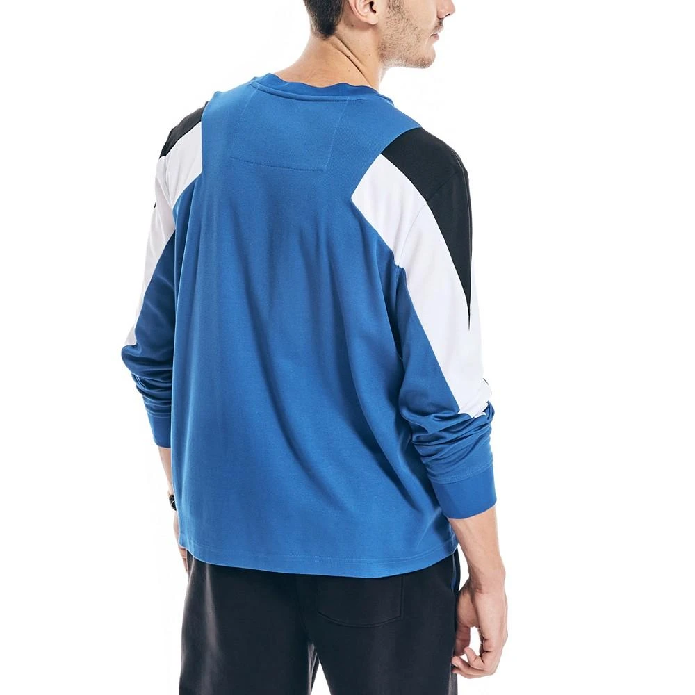 商品Nautica|Men's Competition Sustainably Crafted Long-Sleeve T-Shirt,价格¥594,第2张图片详细描述