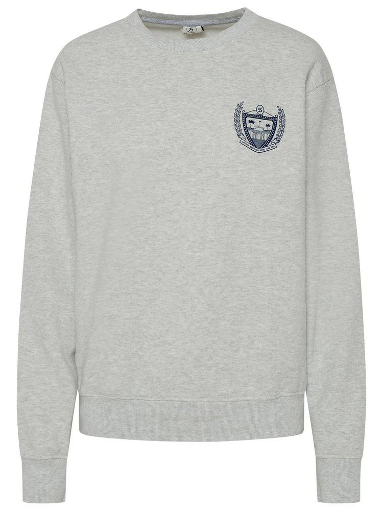 Sporty & Rich Logo Print Crewneck Sweater商品第1张图片规格展示