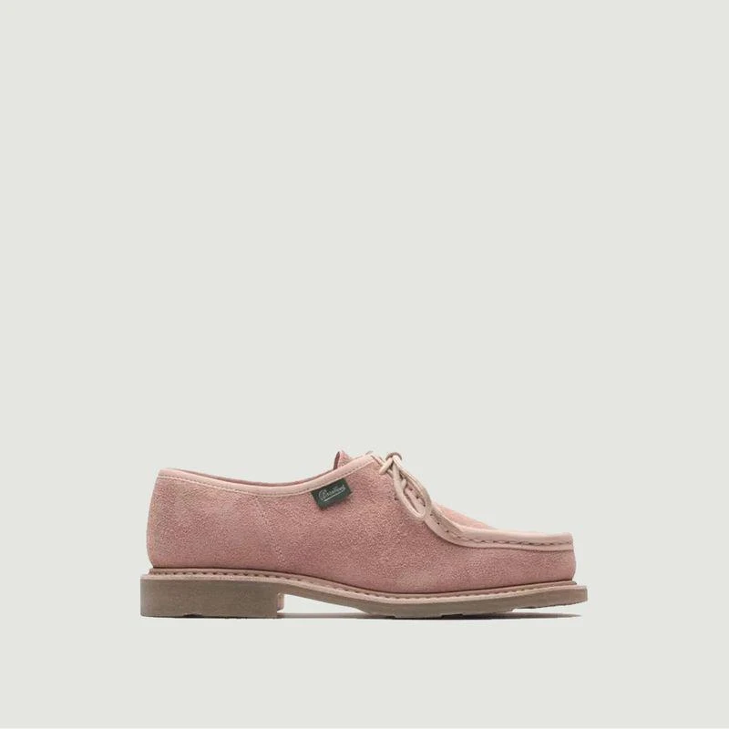 商品Paraboot|Mirabelle Derbies Velours Nude PARABOOT,价格¥2640,第1张图片