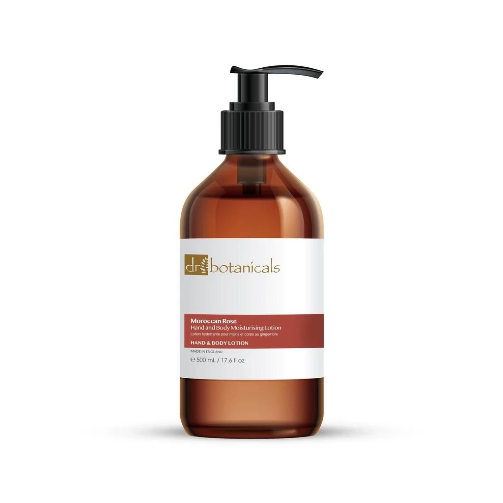 商品Dr. Botanicals|Moroccan Rose Hand & Body Moisturizing Lotion 500ml Twin Value Savings Pack,价格¥180,第2张图片详细描述