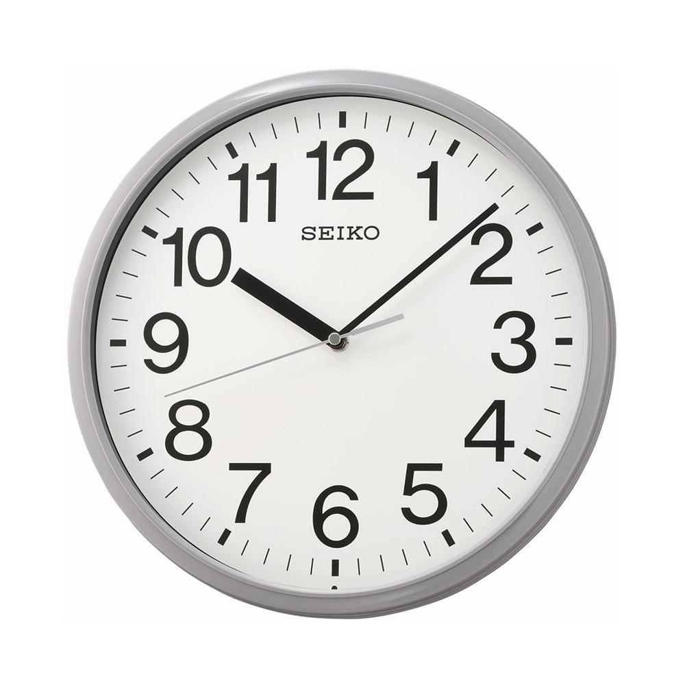 商品Seiko|Classic Gray Office Clock,价格¥239,第1张图片