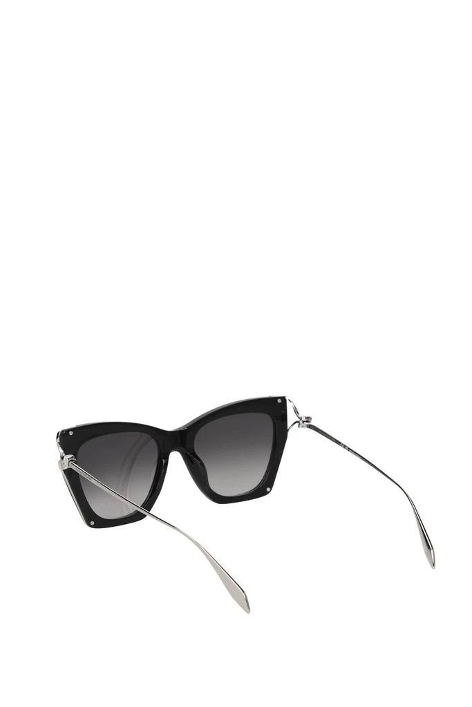 商品Alexander McQueen|Sunglasses Metal Black Grey,价格¥2296,第2张图片详细描述