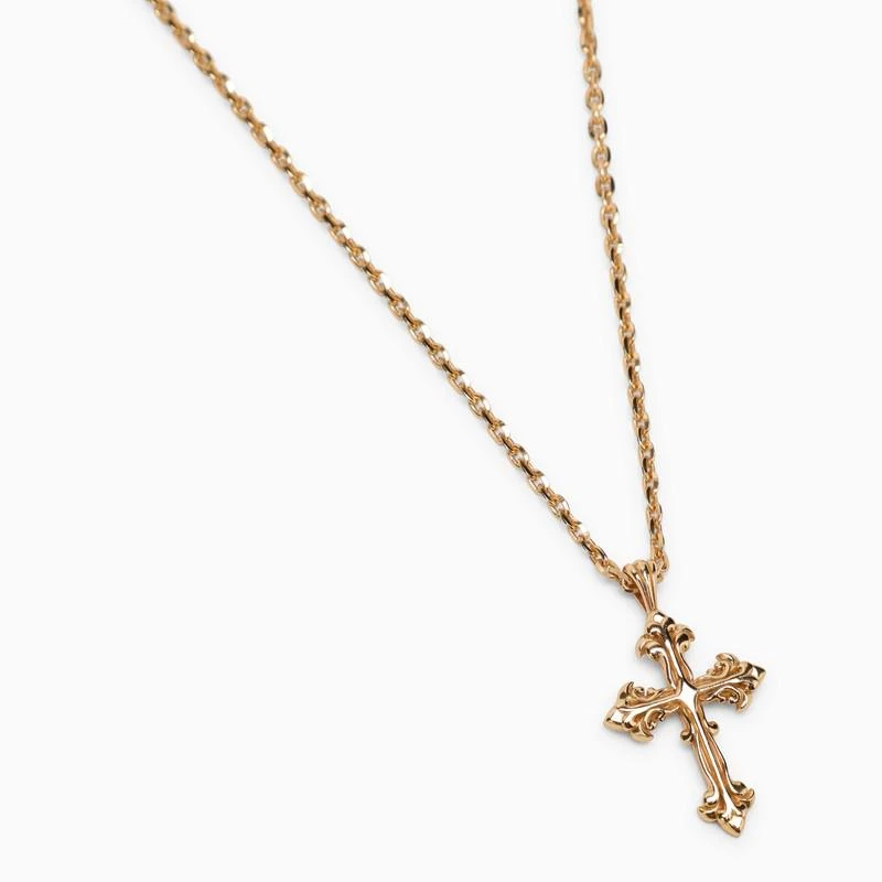 商品Emanuele Bicocchi|Avelli small cross necklace in 925 gold-plated silver,价格¥1969,第3张图片详细描述