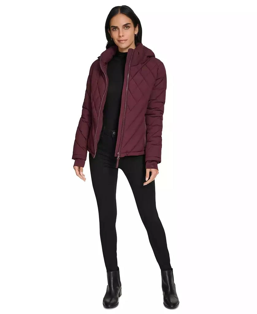 Womens Side-Panel Hooded Packable Puffer Coat, Created for Macys 商品