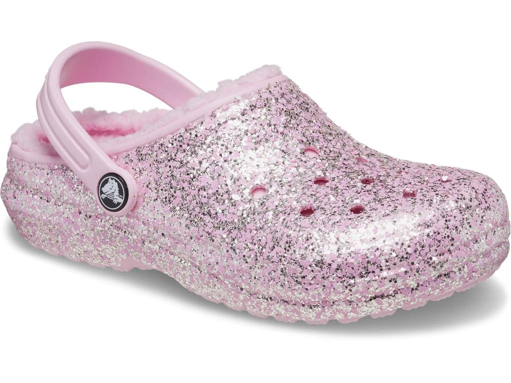 商品Crocs|Classic Lined Glitter Clog (Little Kid/Big Kid),价格¥294,第1张图片