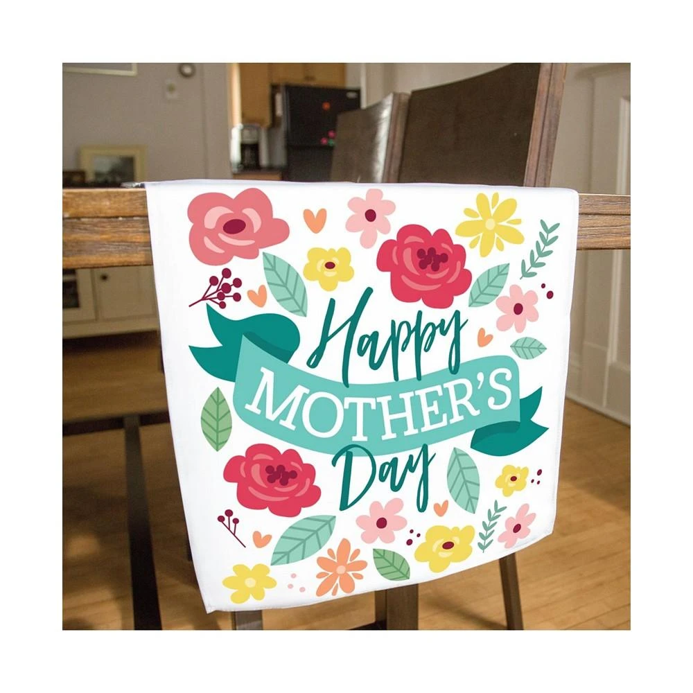 商品Big Dot of Happiness|Colorful Floral Happy Mother's Day Party Table Decor Cloth Table Runner 13x70 in,价格¥201,第2张图片详细描述