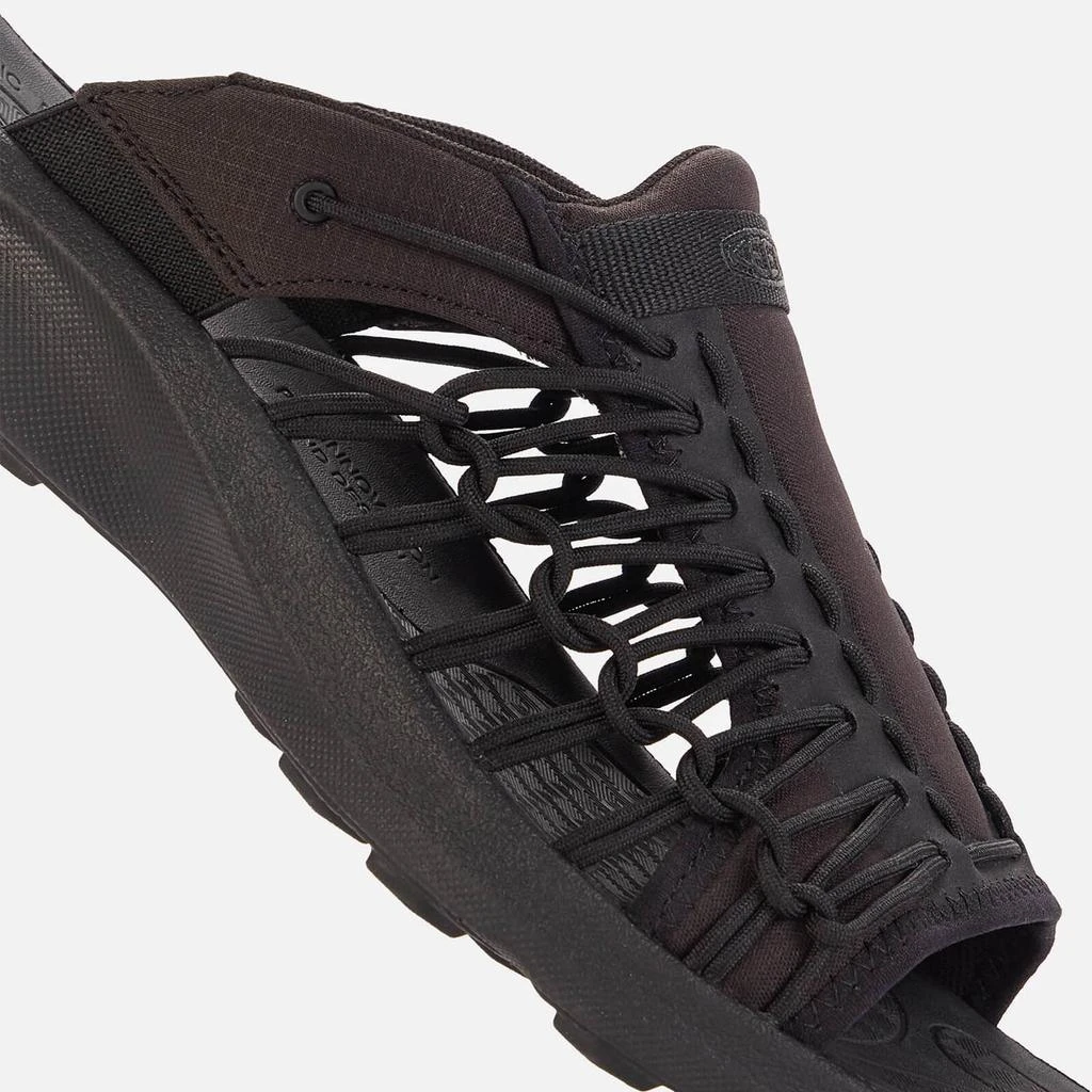 商品Keen|Keen Men's Uneek Sneaker Slide Sandals - Black/Black,价格¥478,第4张图片详细描述