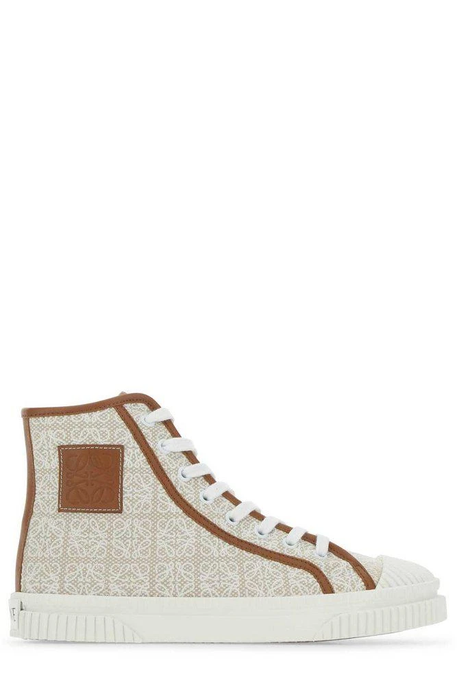 商品Loewe|Loewe Anagram Jacquard High-Top Sneakers,价格¥4327,第1张图片