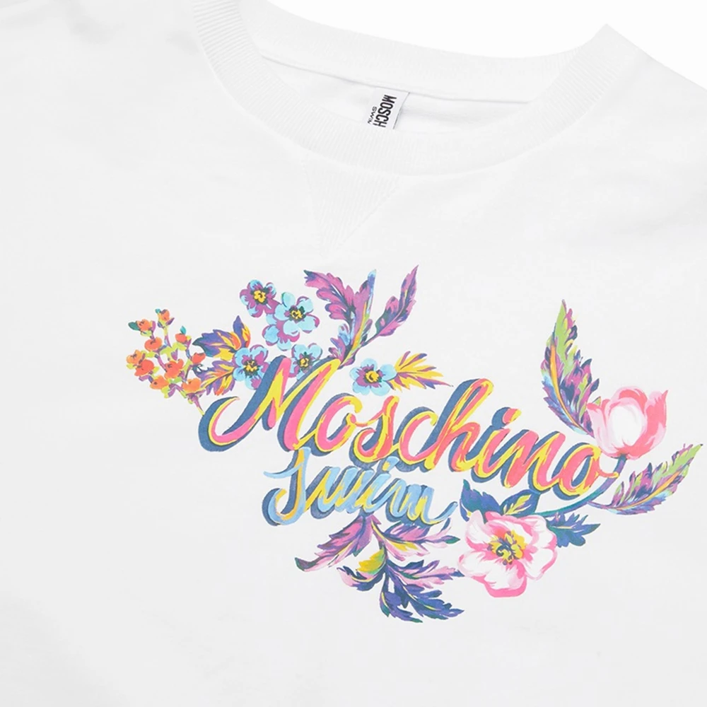 MOSCHINO 女士白色卫衣 1704-2117-0001 商品