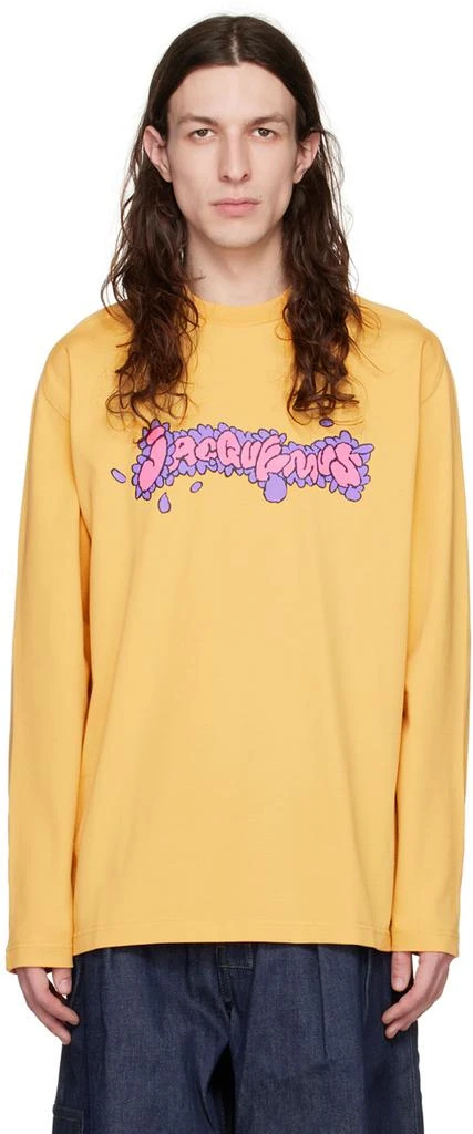 商品Jacquemus|Yellow 'Le T-Shirt Desenho' Long Sleeve T-Shirt,价格¥916,第1张图片