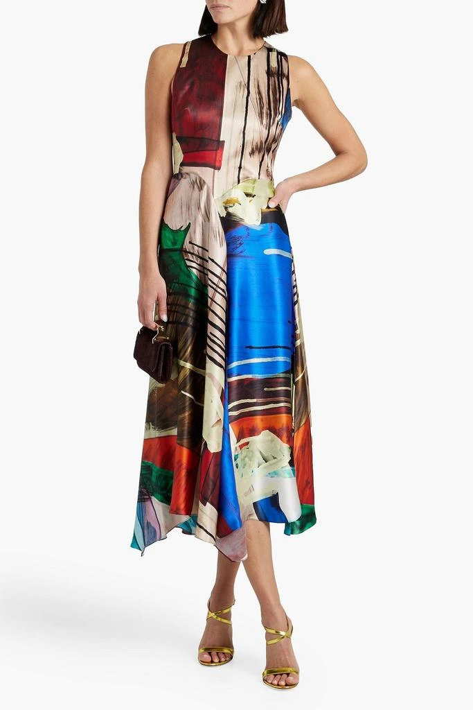 商品ROKSANDA|Printed silk-satin midi dress,价格¥4233,第2张图片详细描述