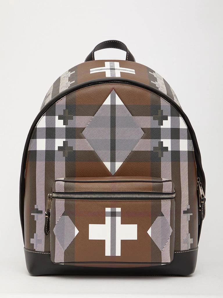 商品Burberry|Geometric Check backpack,价格¥7253,第1张图片