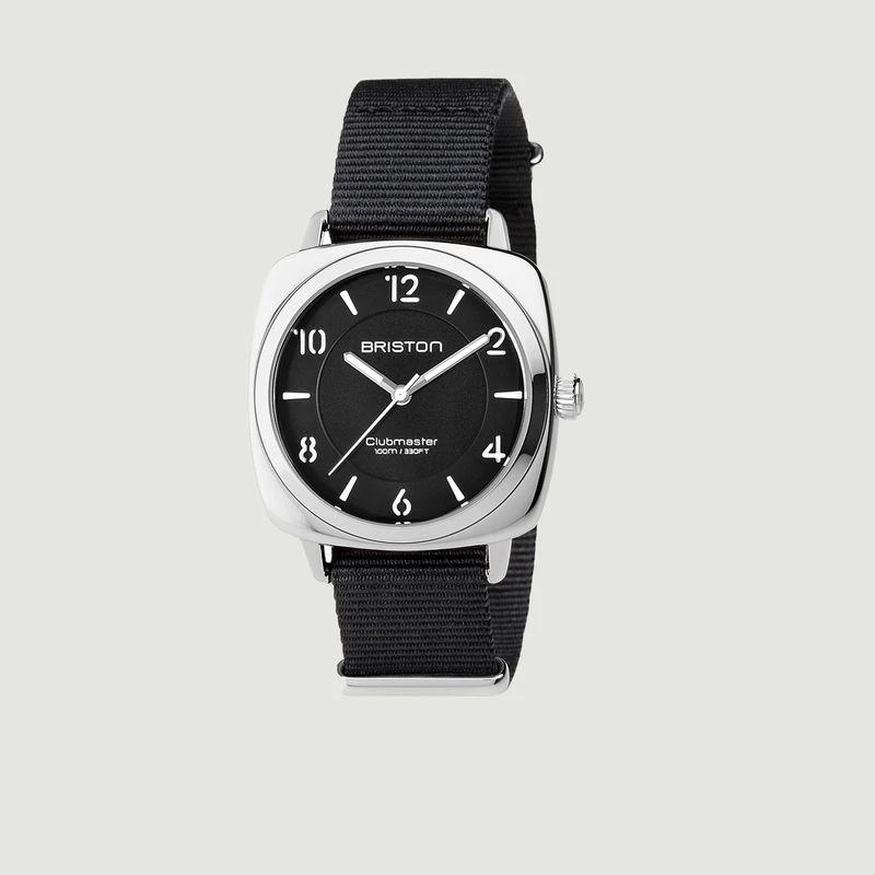 商品Briston|HMS Clubmaster Watch NATO NOIR BRISTON,价格¥1125,第1张图片