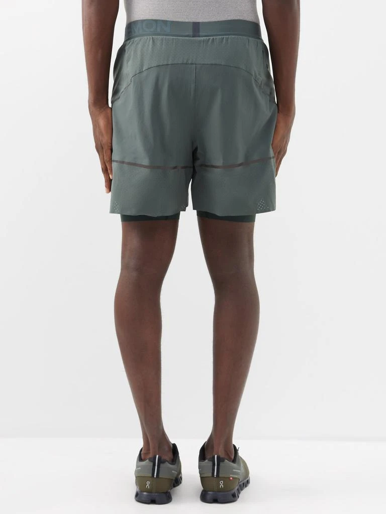 商品Lululemon|Surge 6” reflective-stripe recycled-fibre shorts,价格¥578,第5张图片详细描述