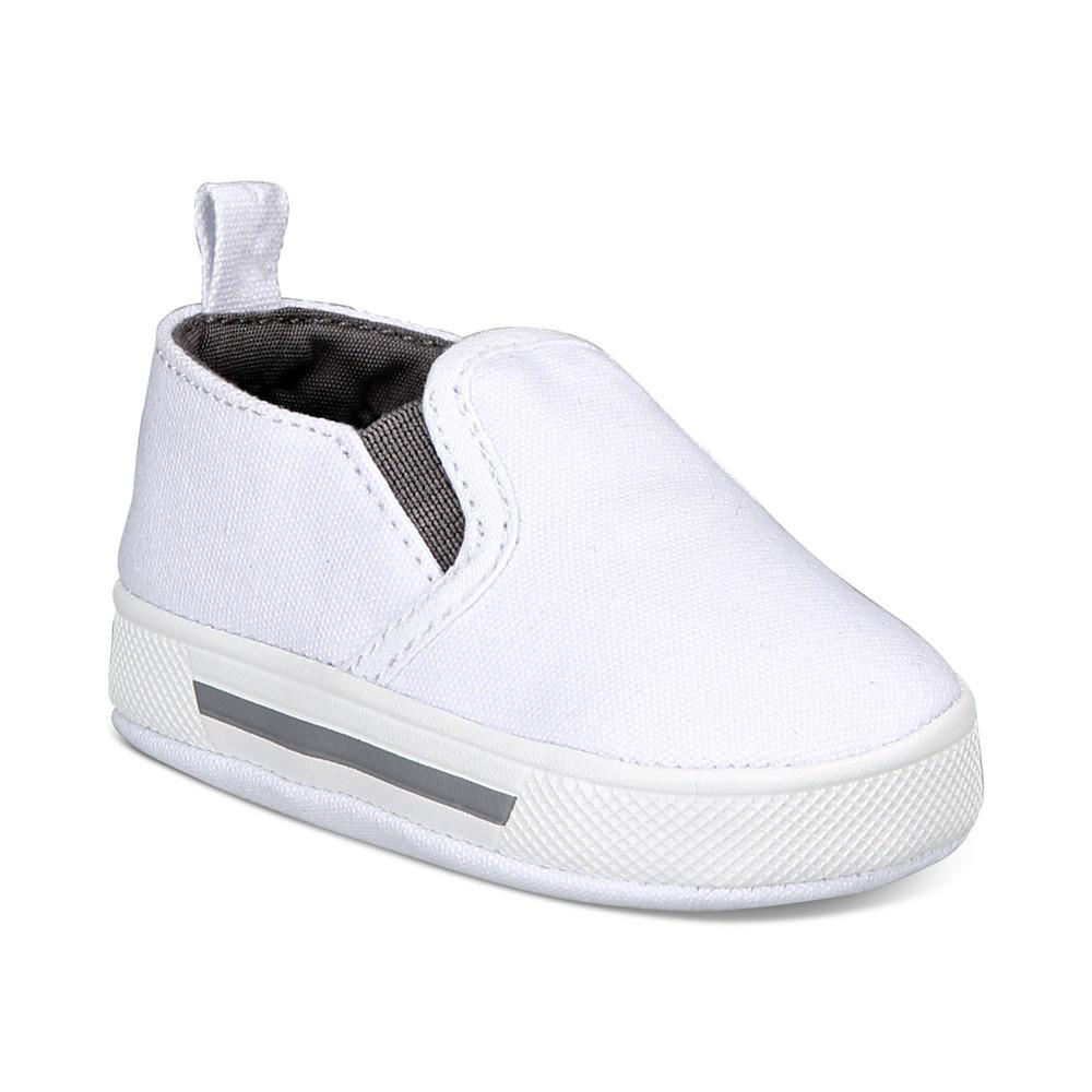 商品First Impressions|Baby Neutral Cotton Slip-On Soft Sole Sneakers, Created for Macy's,价格¥90,第1张图片