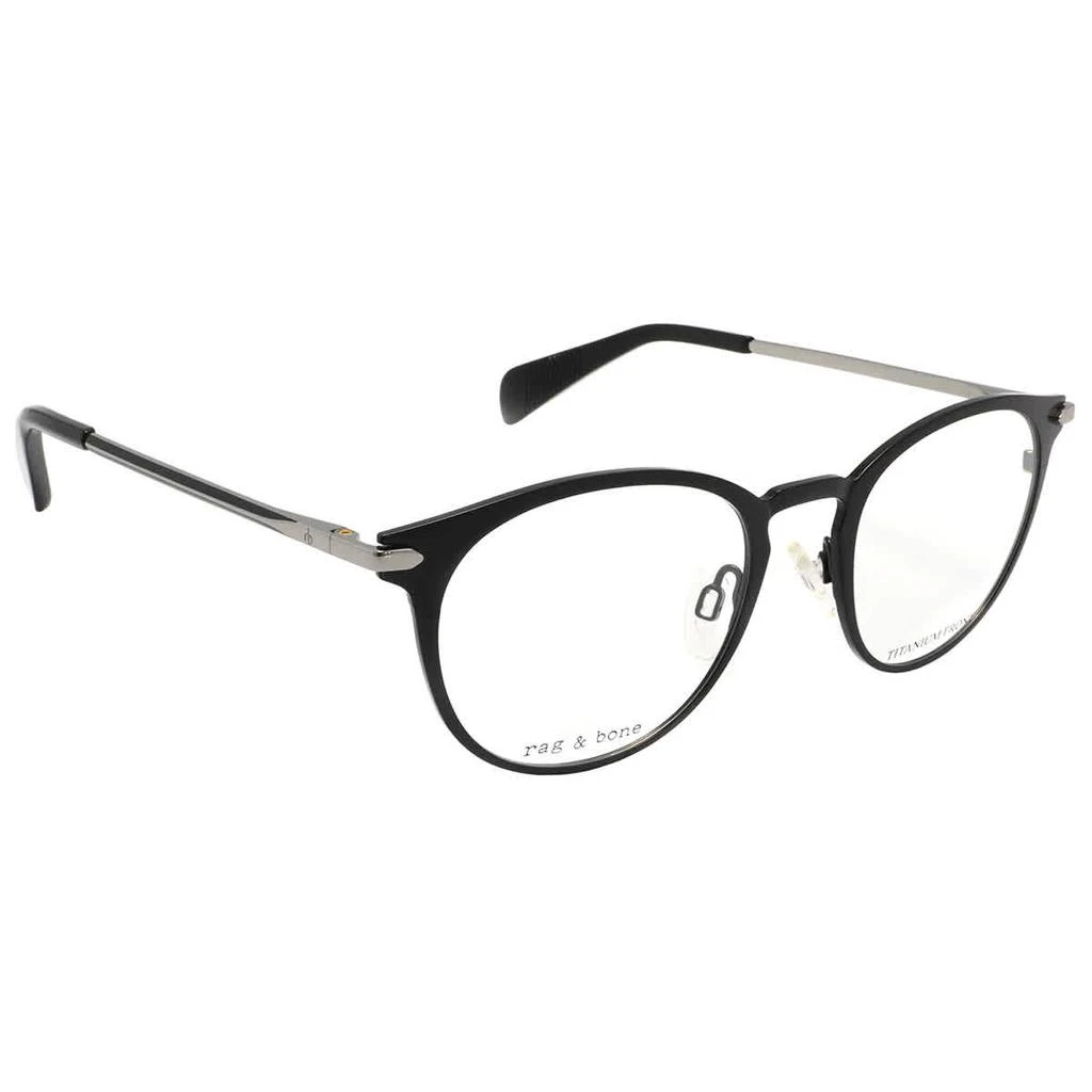 商品Rag & Bone|Demo Oval Men's Eyeglasses RNB7005 0003 51,价格¥261,第3张图片详细描述