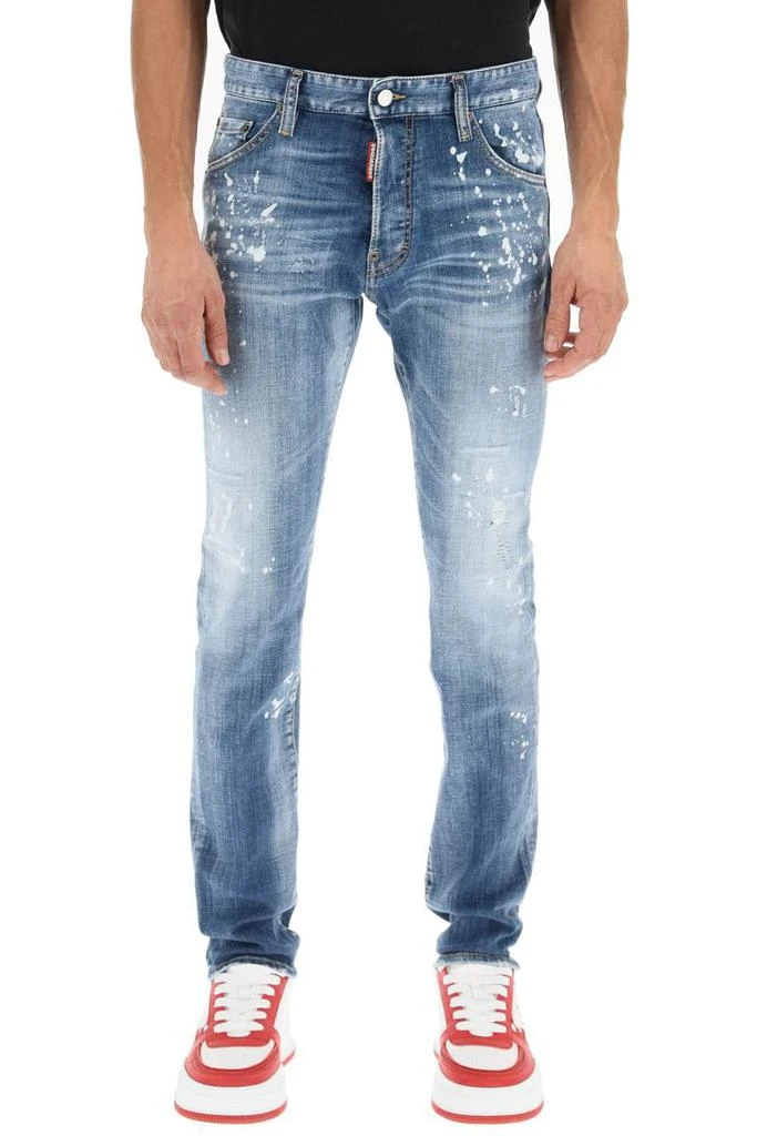 商品DSQUARED2|Dsquared2 medium bleached spots wash cool guy jeans,价格¥2408,第2张图片详细描述