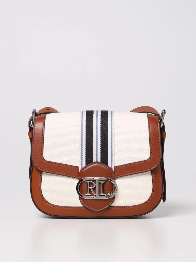 商品Ralph Lauren|Lauren Ralph Lauren bag in cotton canvas and leather,价格¥1089,第1张图片