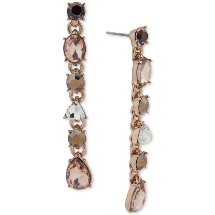 商品Givenchy|Gold-Tone Stone & Crystal Linear Drop Earrings,价格¥180,第1张图片