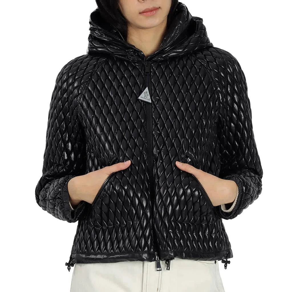 商品Moncler|Moncler Ladies Black Marseillan Puffer Jacket, Brand Size 1 (Small),价格¥4746,第1张图片
