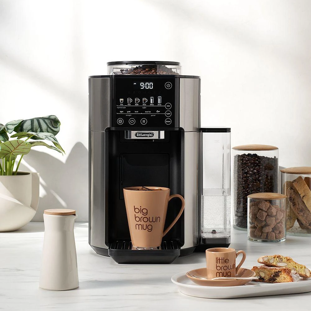 商品De'Longhi|TrueBrew Automatic Coffee Maker with Bean Extract Technology - Stainless,价格¥3731,第1张图片
