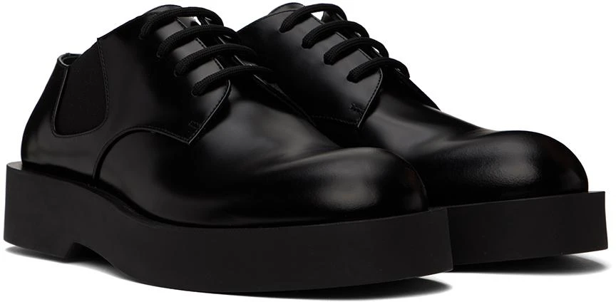 商品Jil Sander|Black Lace-Up Derbys,价格¥5937,第4张图片详细描述