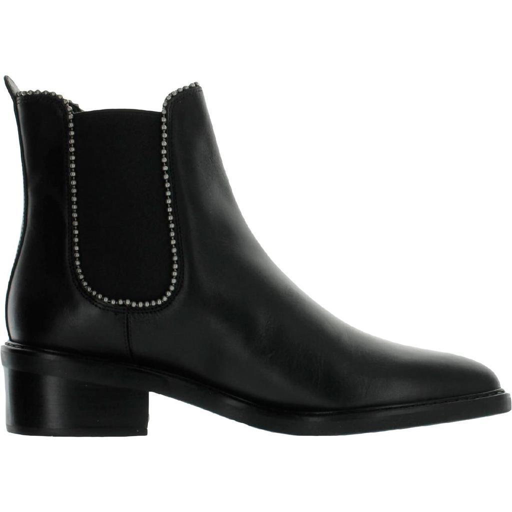 商品Coach|Coach Womens Bowery Bead BTE Leather Leather Pull On Ankle Boots,价格¥948,第4张图片详细描述
