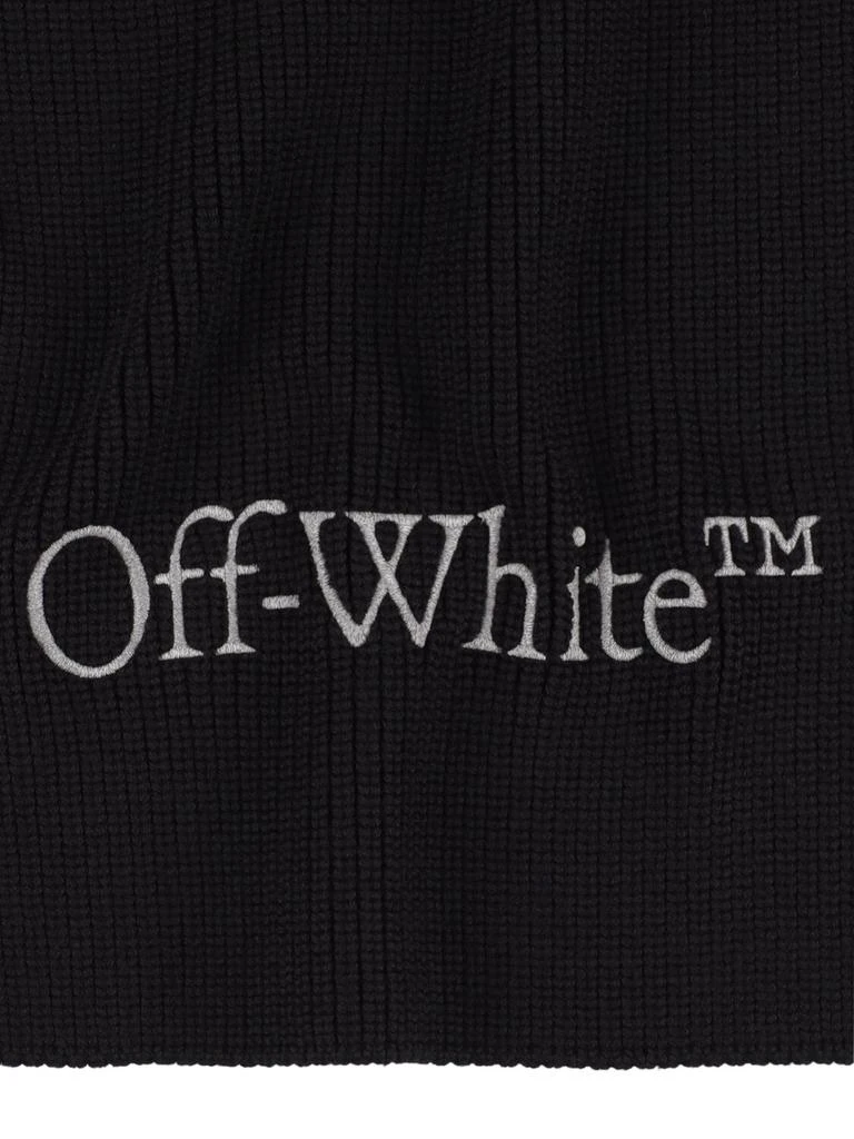 商品Off-White|Bookish Knit Wool Scarf,价格¥4013,第3张图片详细描述