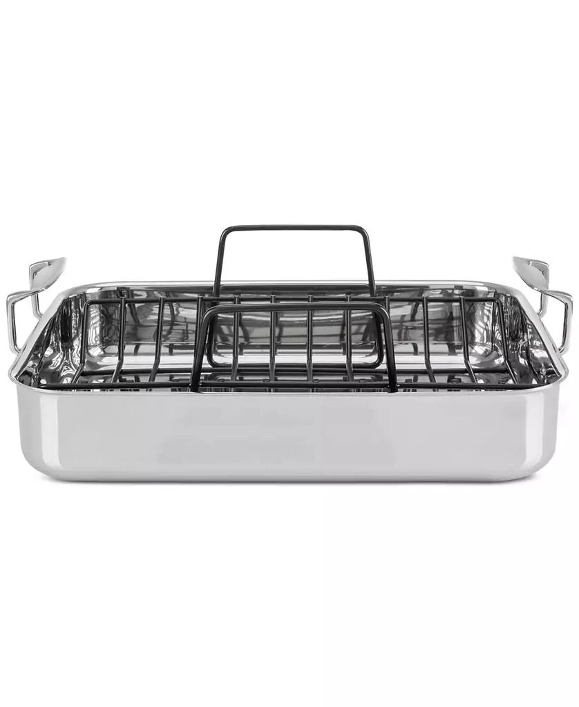 3-Ply Stainless Steel Roasting Pan with Nonstick Rack 商品
