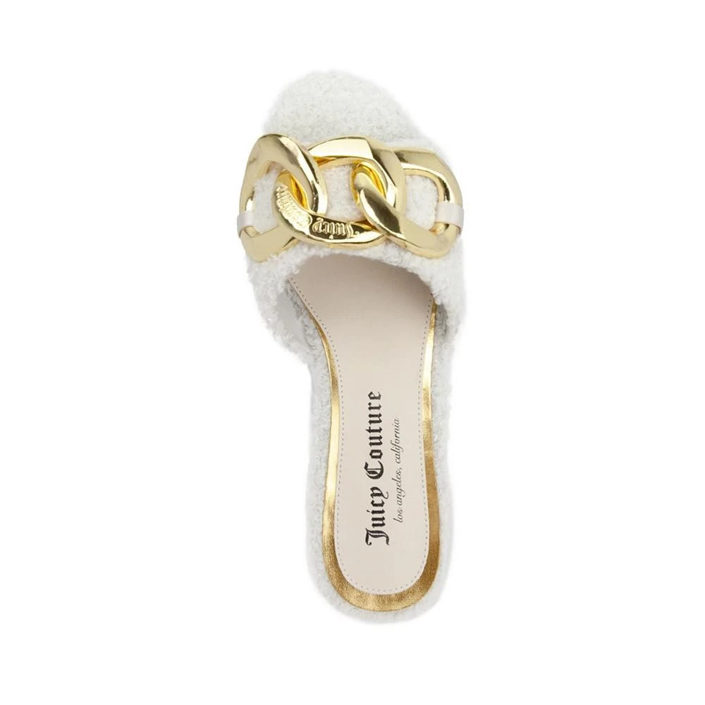 商品Juicy Couture|Women's Zumi Faux Fur Heeled Sandals,价格¥248,第4张图片详细描述