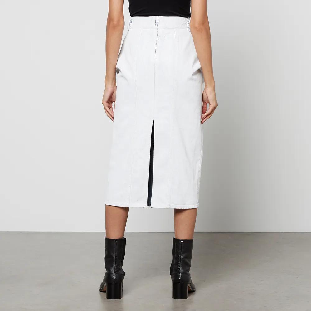 Maison Margiela Painted Denim Midi Skirt商品第2张图片规格展示