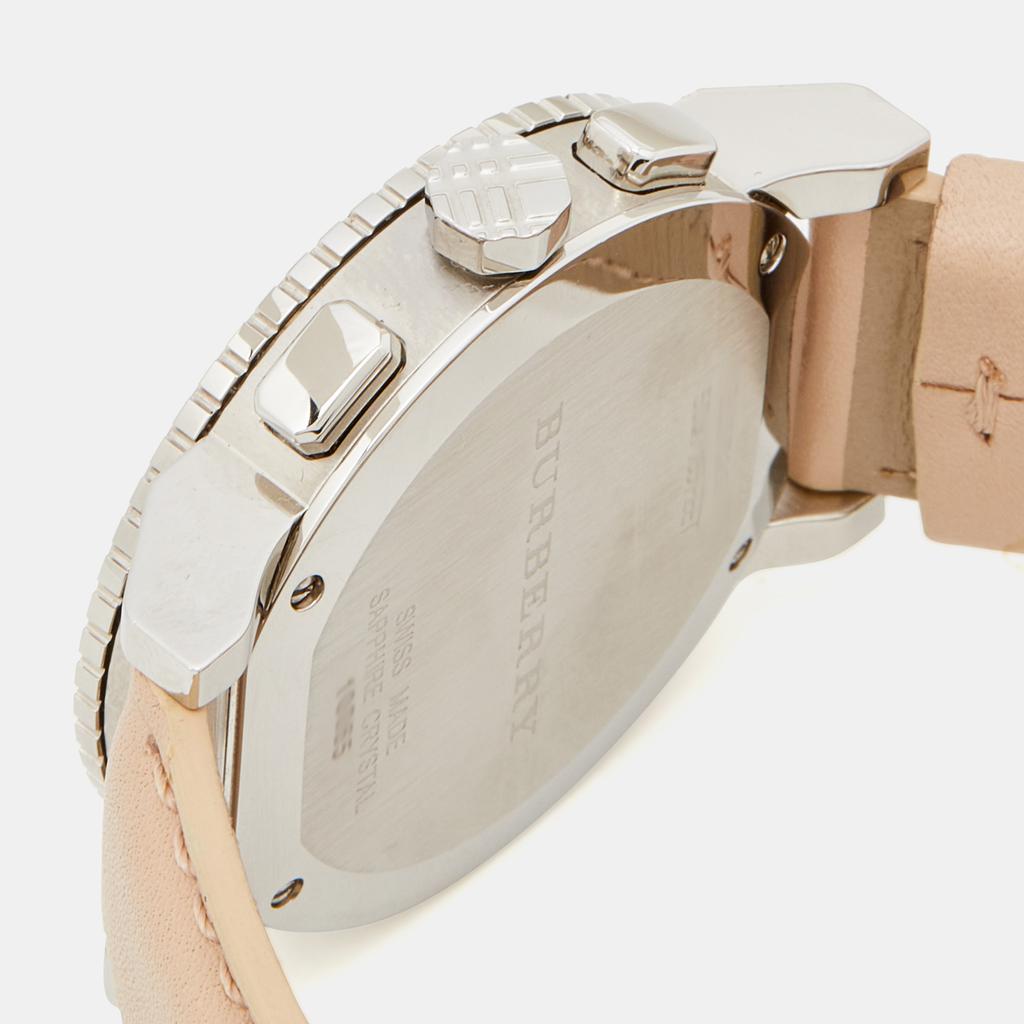 Burberry Beige Stainless Steel Leather Classic BU9702 Women's Wristwatch 39 mm商品第6张图片规格展示