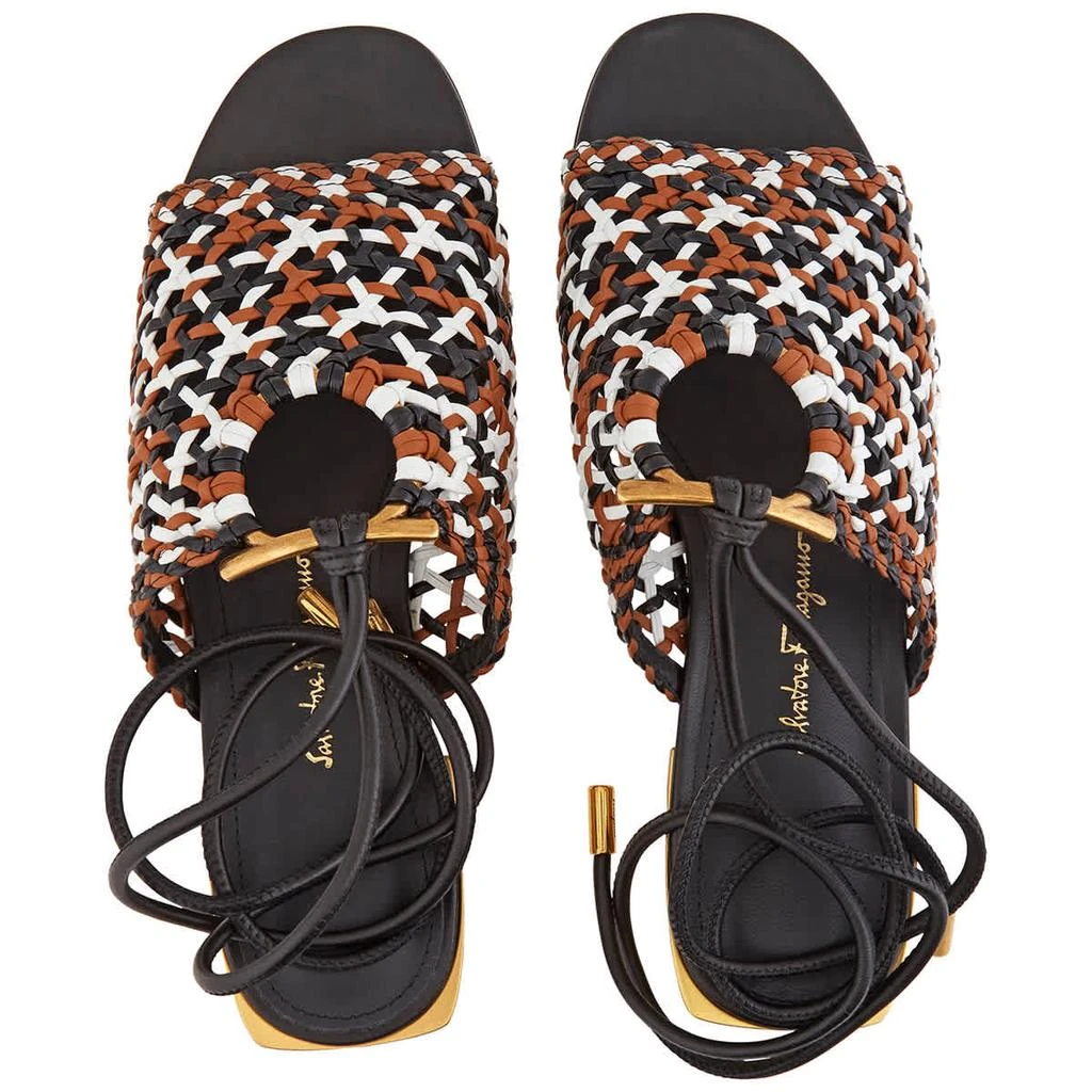 商品Salvatore Ferragamo|Gancini Mirror-heel Sandals,价格¥2344,第3张图片详细描述