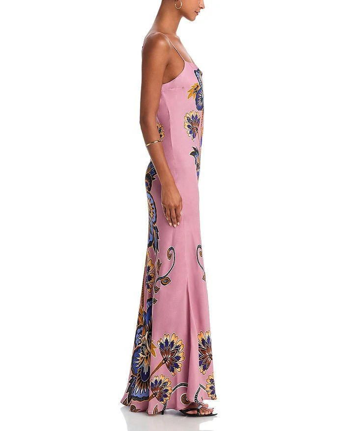 商品Farm Rio|Floral Pink Slip Maxi Dress,价格¥1042,第5张图片详细描述