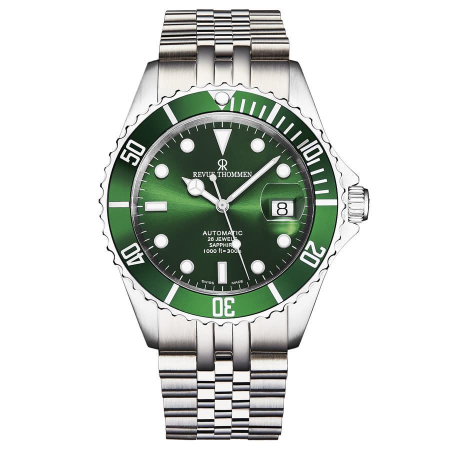 商品Revue Thommen|Revue Thommen Diver Automatic Green Dial Mens Watch 17571.2229,价格¥5471,第1张图片