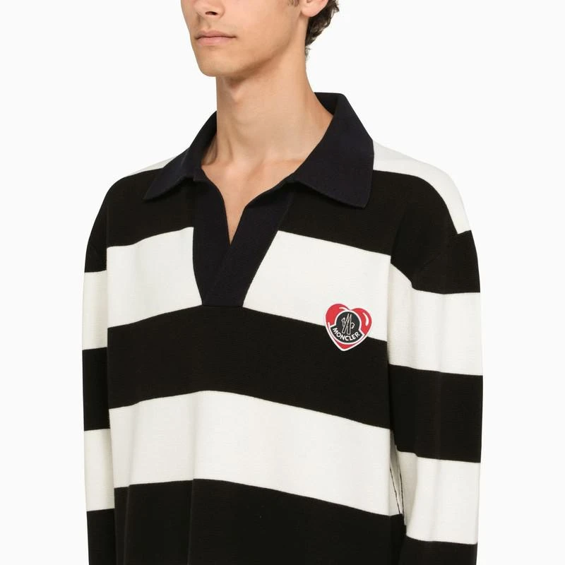 商品Moncler|Moncler striped polo shirt,价格¥5005,第4张图片详细描述