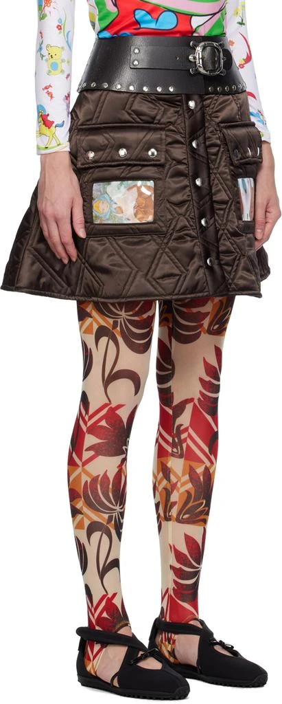 商品CHOPOVA LOWENA|Brown Ridge Miniskirt,价格¥3653,第2张图片详细描述