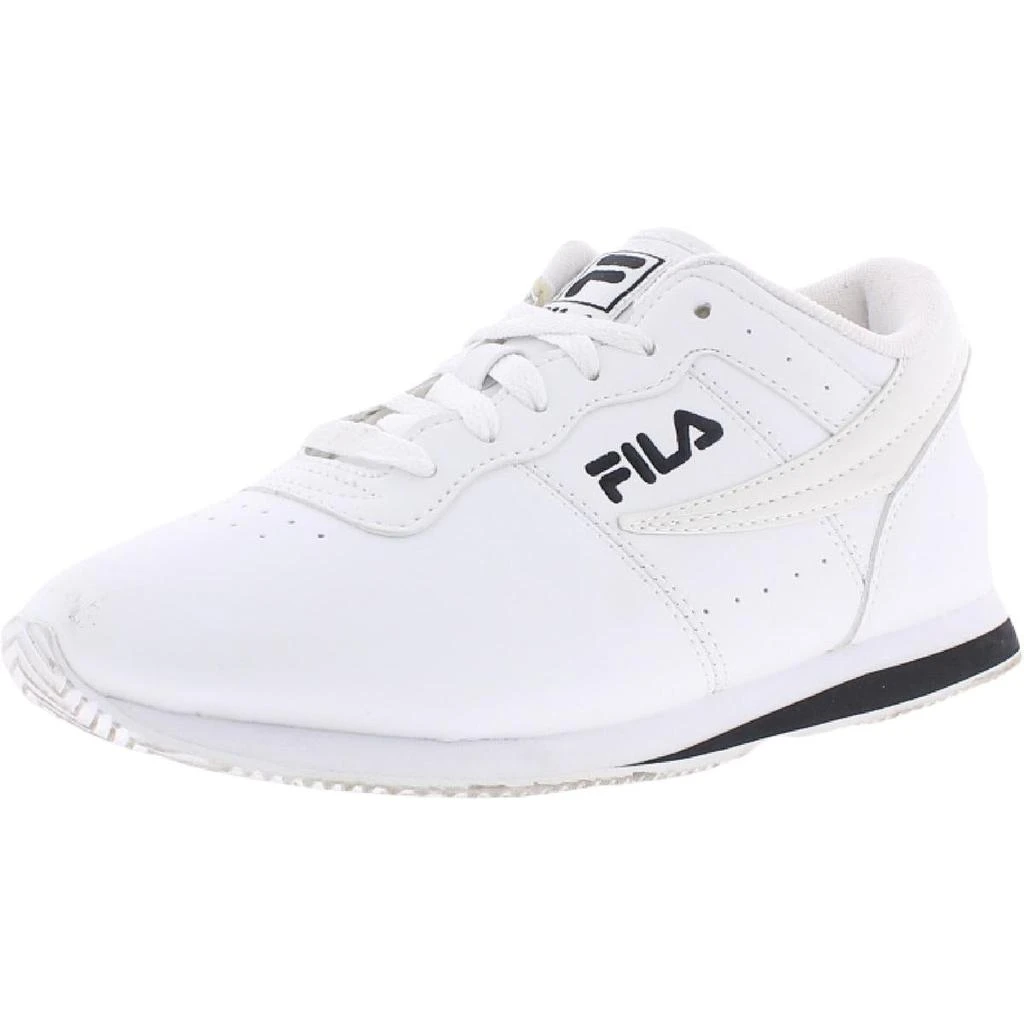 商品Fila|Fila Womens Machu Faux Leather Fitness Casual Sneakers,价格¥131,第1张图片