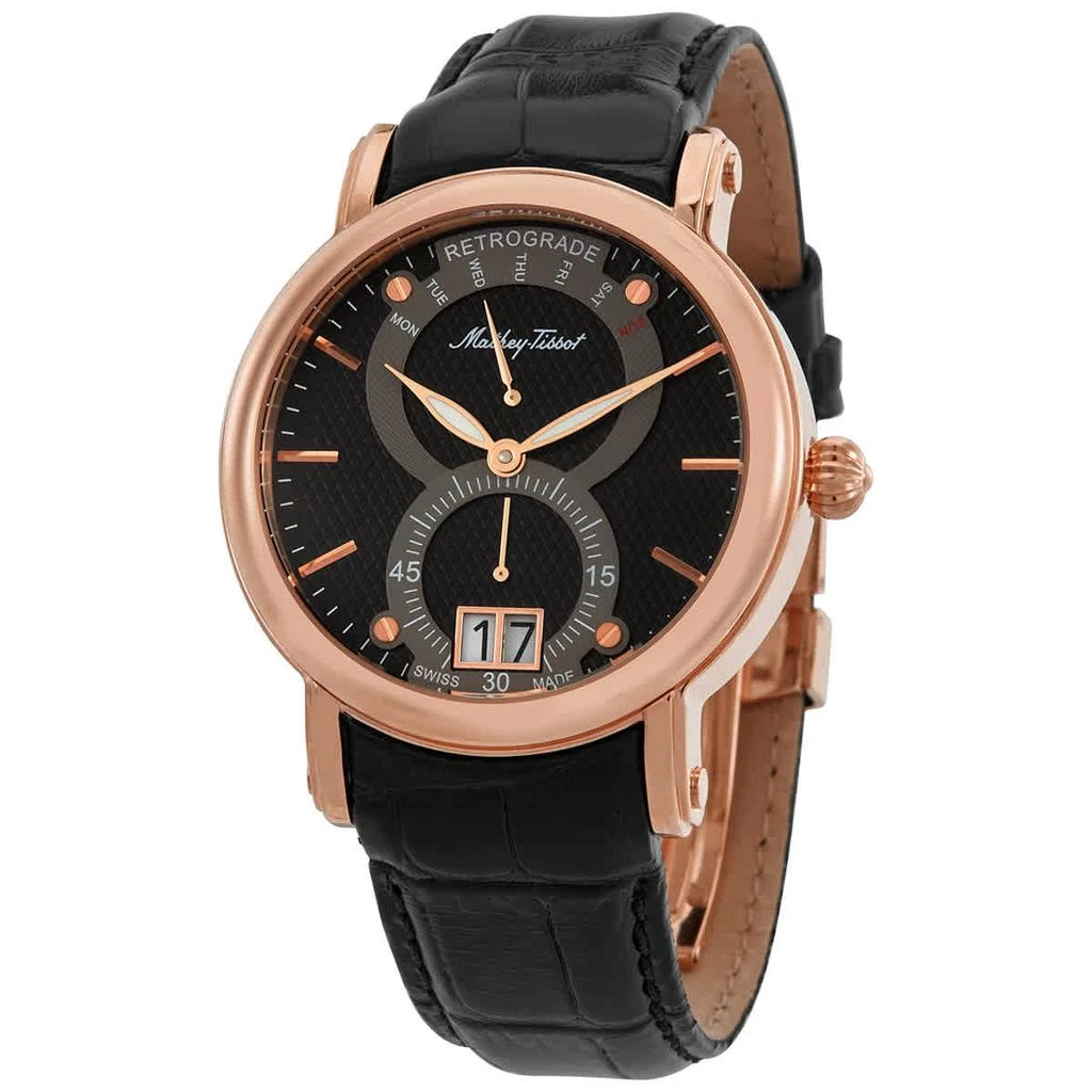 商品Mathey-Tissot|Retrograde 1886 Quartz Black Dial Men's Watch H7022PN,价格¥1919,第1张图片