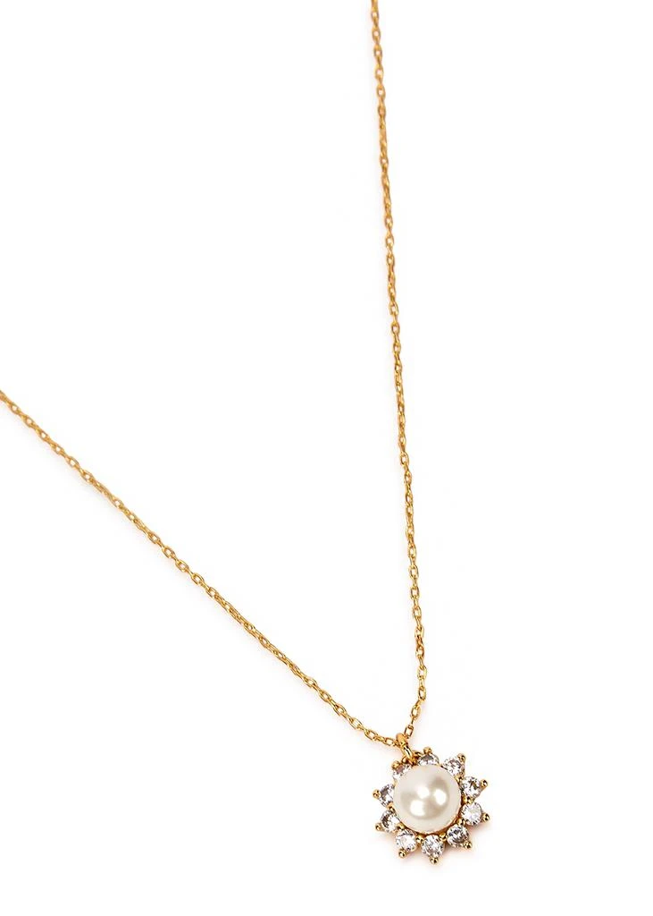商品Kate Spade|Sunny Halo embellished gold-plated necklace,价格¥659,第4张图片详细描述