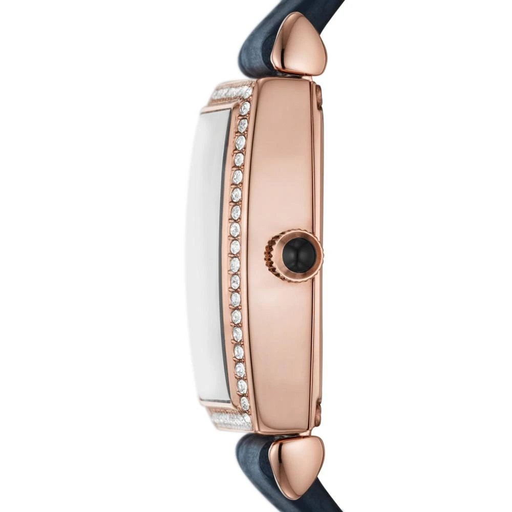 商品Emporio Armani|Women's Gianni T-Bar Rose Gold-Tone Stainless Steel Strap Watch 22mm,价格¥2358,第2张图片详细描述