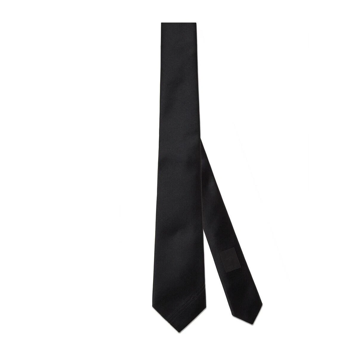 商品Gucci|【预售】 古驰 24秋冬 男士 领带 互扣式双G真丝领带 707260 4EAAU 1000,价格¥2462,第1张图片