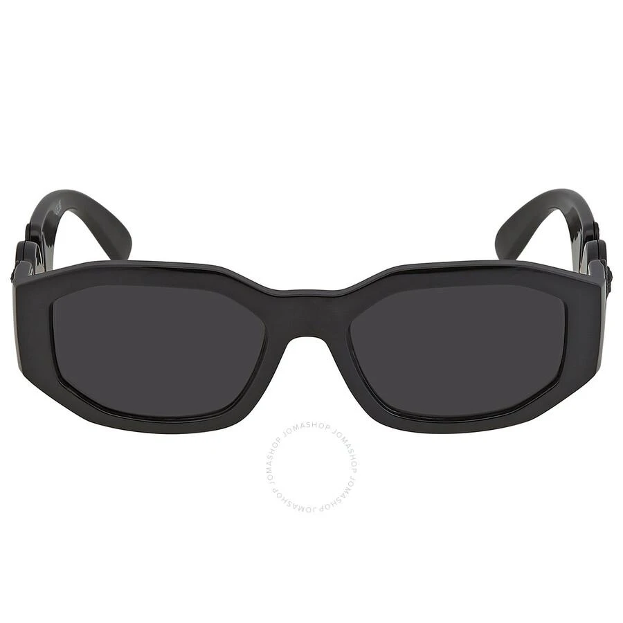 商品Versace|Dark Gray Geometric Unisex Sunglasses VE4361 536087 53,价格¥1116,第1张图片