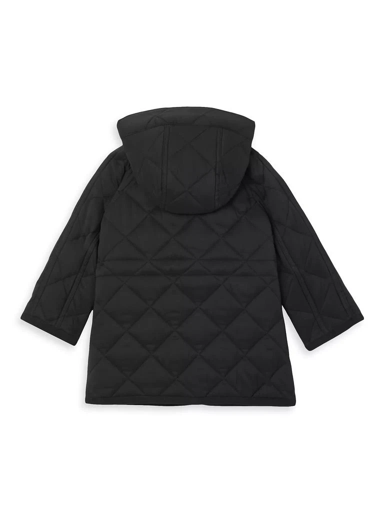 商品Burberry|Baby Boy's Diamond Quilted Nylon Hooded Coat,价格¥2332,第2张图片详细描述