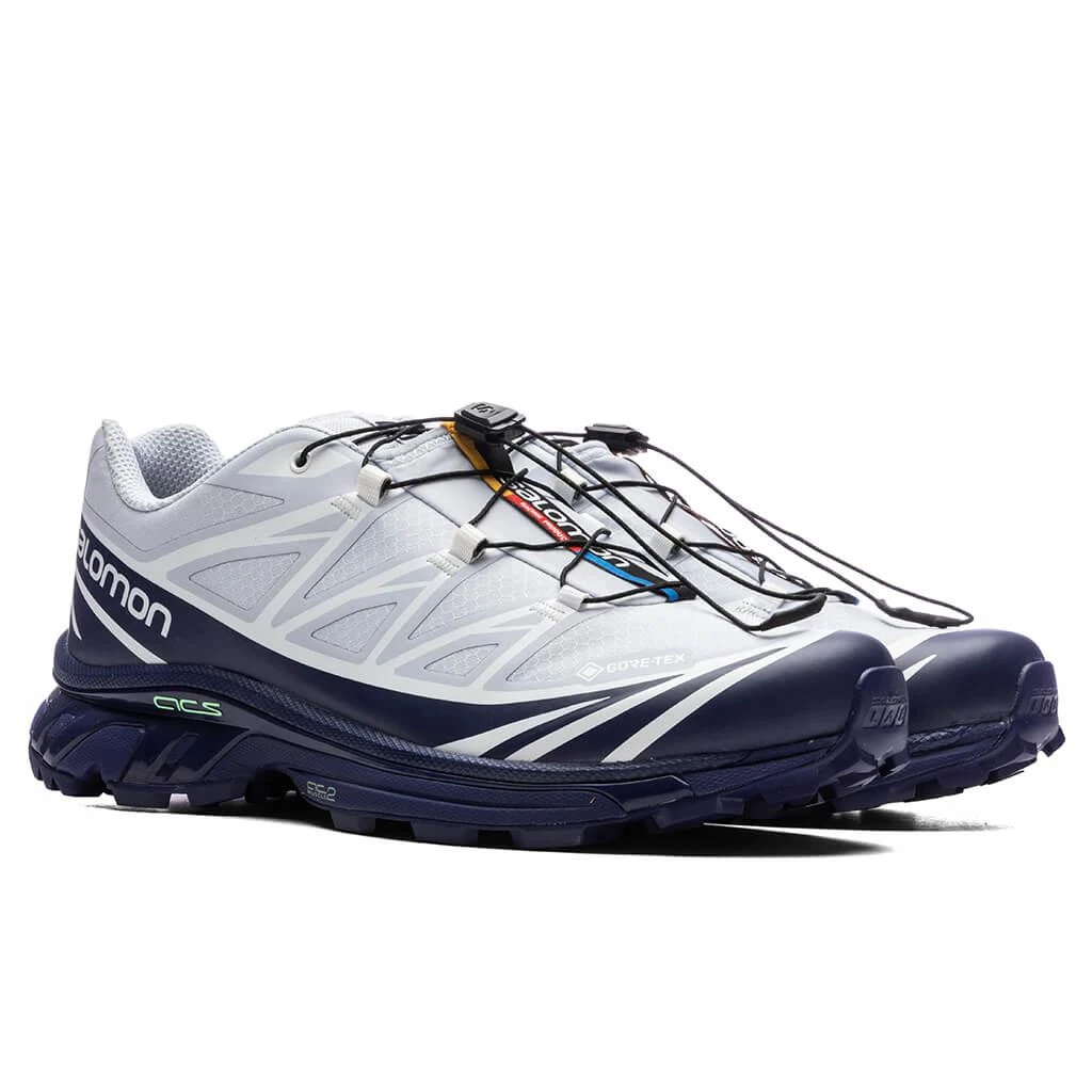 商品Salomon|XT-6 GTX - Blue Print/Heather/White,价格¥1653,第2张图片详细描述