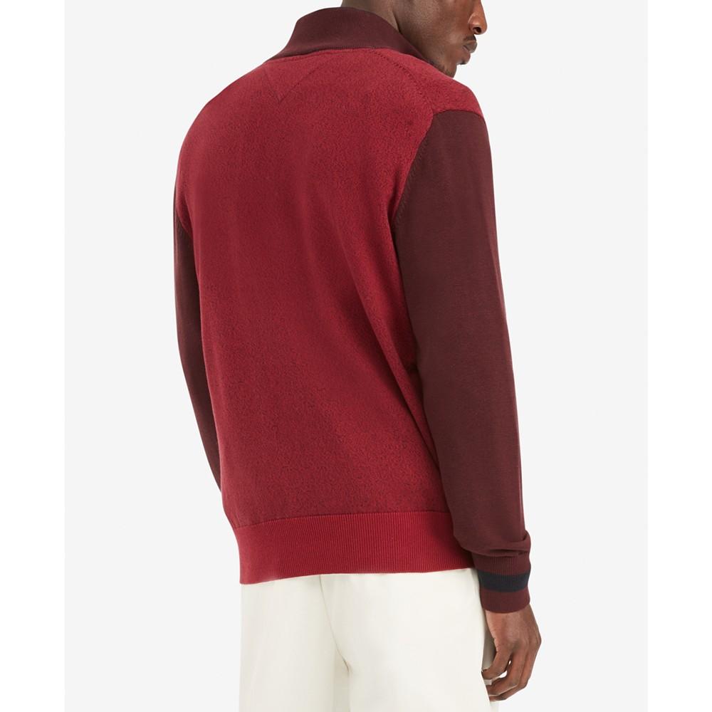 Men's Varsity Quarter-Zip Sweater商品第2张图片规格展示