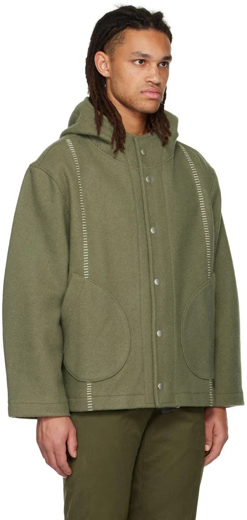 商品3MAN|Green Blanket Jacket,价格¥7432,第2张图片详细描述