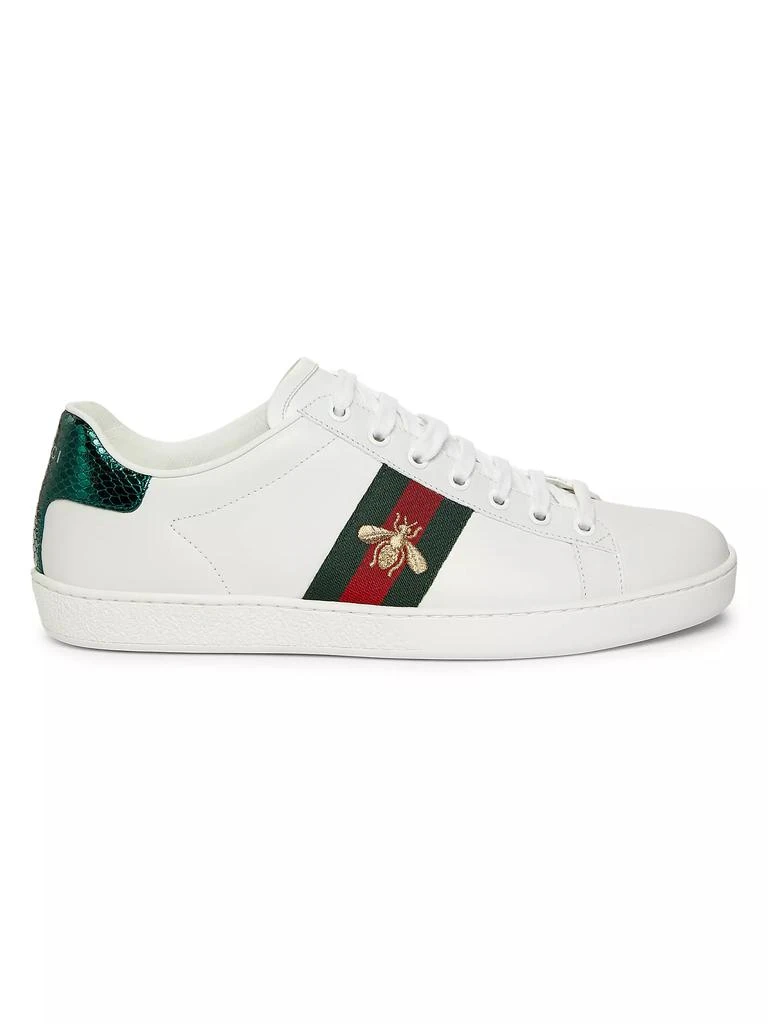 商品Gucci|New Ace Bee Embroidered Sneakers,价格¥6699,第1张图片